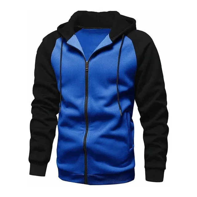 Sudadera Deportiva Hombre Con Capucha Y Cierre Slim Fit Gym