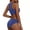Blue, variant on Women's Ice Silk Seamless No Show Briefs, Breathable Soft Workout Underwear