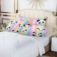 thumbnail image 6 of GZHJMY Rainbow Panda Pillowcase Queen Size, Super Soft Pillow Shams Covers, Plush Cozy Pillow Cases with Zipper, 20" X 30"（328）, 6 of 6