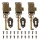 thumbnail image 1 of Bisagras para puertas de armarios, puertas de muebles, ángulo doblado, no necesita ranura, fácil de instalar, 1 of 5