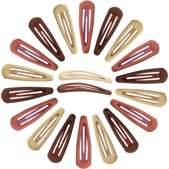 ROSENICE 20Pcs Drop Shape Resin Hair Clips For Girls Hair Accessories Bright Bobby Pins Wedding Party Daily Life