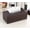 Brown, variant on Leather Tissue Box Holder - Waterproof Rectangular Tissue Box Cover Vintage Napkin Paper Holder for Home,Office&Car Decor (Brown)