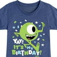 thumbnail image 3 of Disney Monsters Inc - Mike Yay It's My Birthday - Toddler & Youth Girls Short Sleeve Graphic T-Shirt, 3 of 5