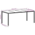 thumbnail image 2 of vidaXL Garden Table Set of 4 Light Grey, 2 of 5