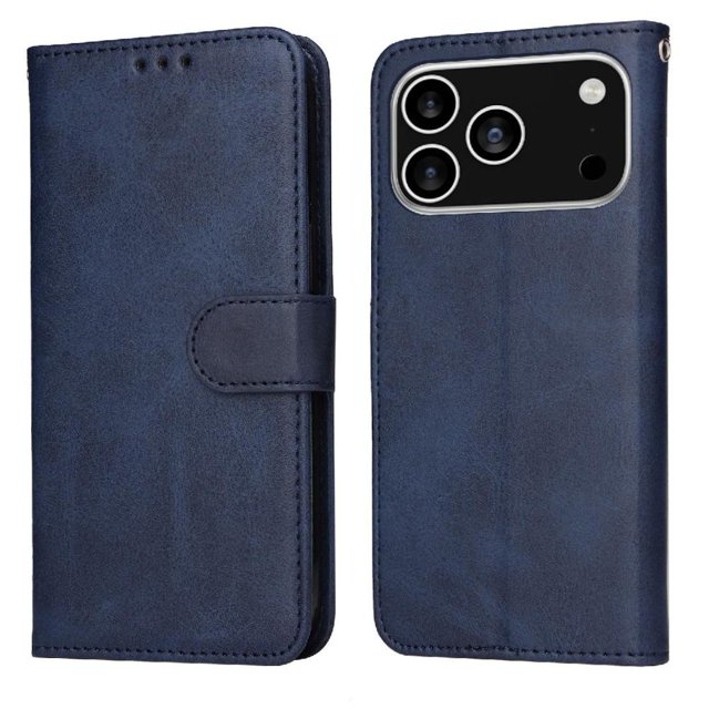 Compatible with iPhone 17 Pro Case Precise Cutouts Flip Cover Magnetic Closure Card Slots