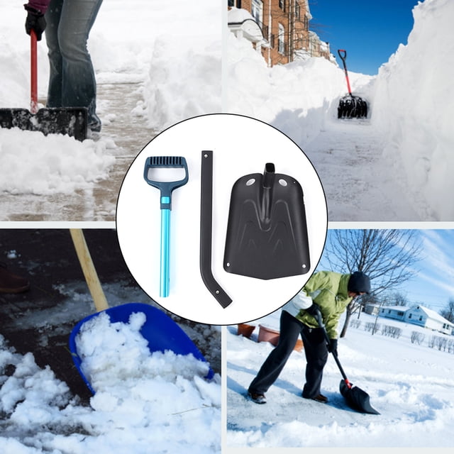 Pelle à Neige Multifonction Pliante, Pelle à Boue en Alliage d'Aluminium pour Randonnée et Camping Sauvage