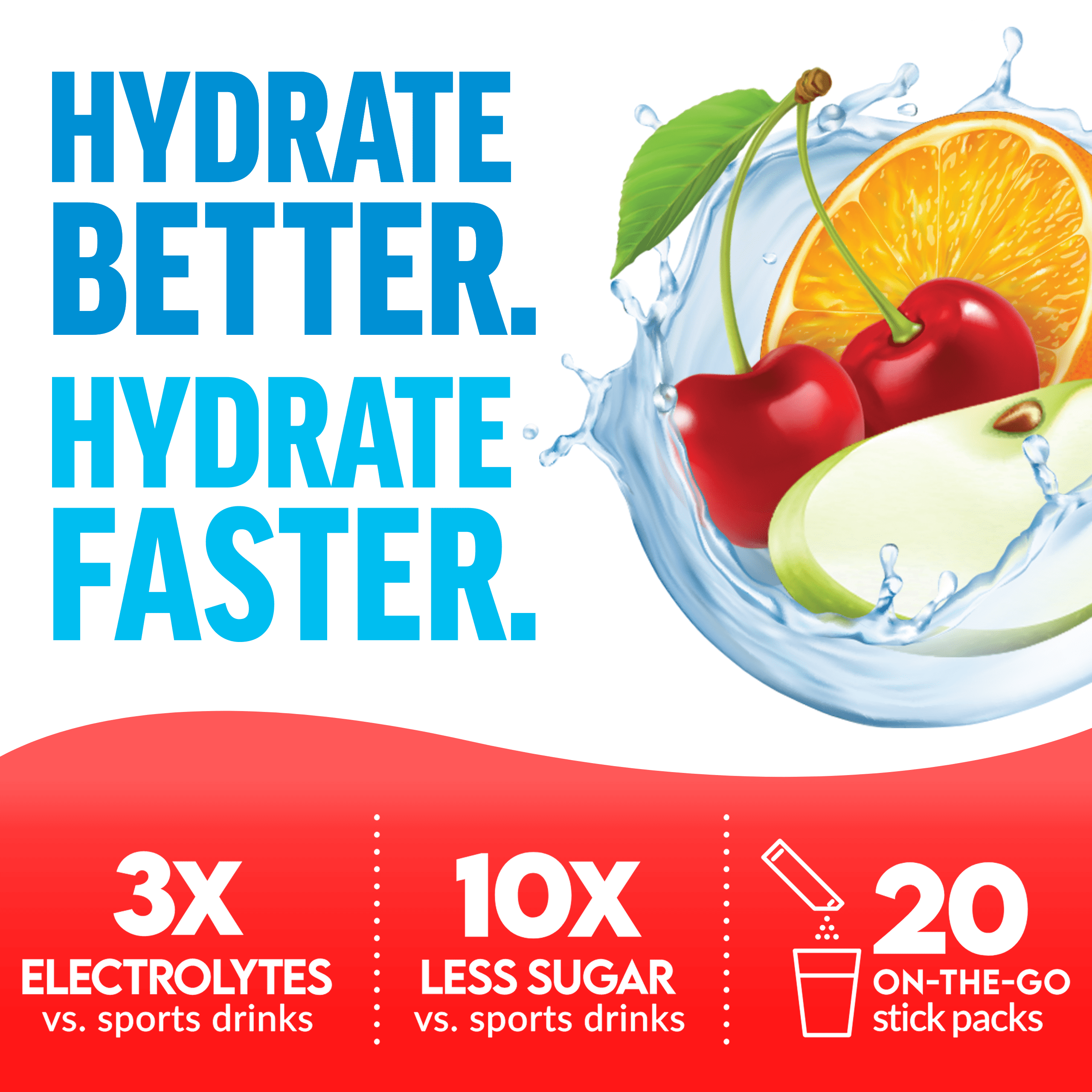 Energy Electrolyte Powder Hydration Powder with Vitamins Minerals