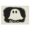 thumbnail image 2 of Napperons Mignons Fantôme Boo Halloween Effrayant Ensemble de Napperons de 4 Automne Napperon de Table d'Halloween Lavable Antidérapant Extérieur Intérieur Napperons de Table pour Mariage Restaurant et Camping, 2 of 6