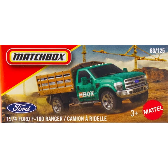Matchbox Ford F-350 Stake Bed Truck Diecast Car