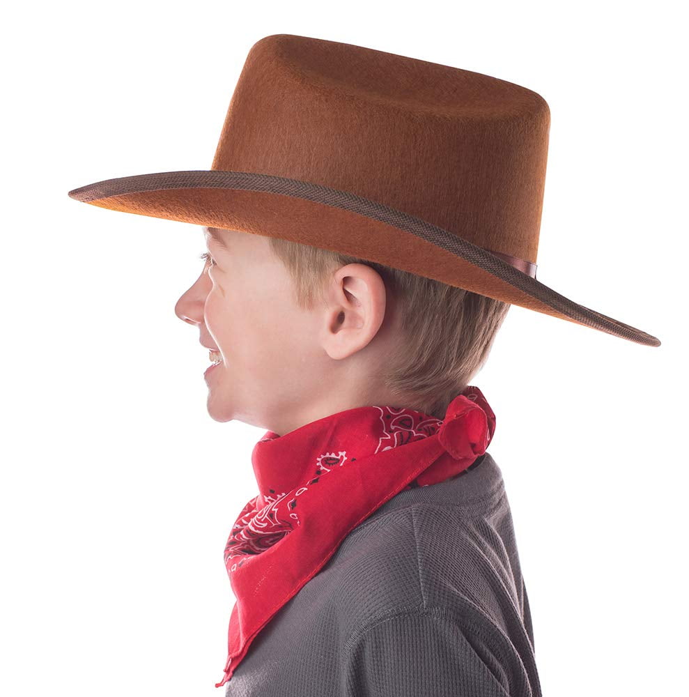 Aeromax ARX-CBBR-HAT-C Aeromax Junior Cowboy Costume Hat With Bandanna