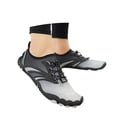 thumbnail image 3 of lnmuld Men Women Barefoot Shoes, Breathable Mesh Shoes for Water Yoga Fitness Hiking Color:Grey,Size:9.5, 3 of 6