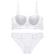 thumbnail image 2 of Conjunto de lencería sexy con encaje calado y tirantes de sujetador anticaída con realce grande y busto pequeño, 2 of 5