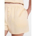 thumbnail image 5 of Joyspun Women's Woven Poplin Sleep Shorts, 3'' Inseam, Sizes XS-3X, 5 of 5