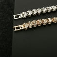 thumbnail image 6 of Ayyufe Women Full Cubic Zirconia Inlaid Bracelet Bangle Party, 6 of 7