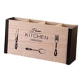 thumbnail image 4 of Organizador de Cubiertos con Diseño Moderno en Madera para Guardar Utensilios Y Cubiertos de Cocina Caja para Encimera Y Gabinete Adecuado para Cocina, 4 of 9