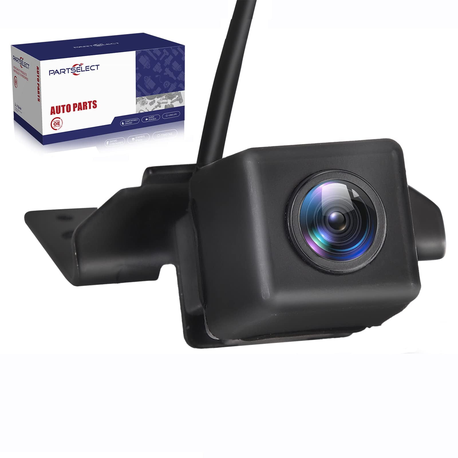 PARTSELECT Rear View Reversing Backup Camera with Link Cable and Plug