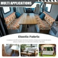 thumbnail image 3 of Uorisanigo RV Dinette Cushion Covers - Soft Camper Seats Slipcover, Stretch Western Horse Tribal Aztec Sofa Seat Slipcovers, Replacement RV Sofa Covers - Includes 1 Bench Cover & 1 Backrest Cover, 3 of 7
