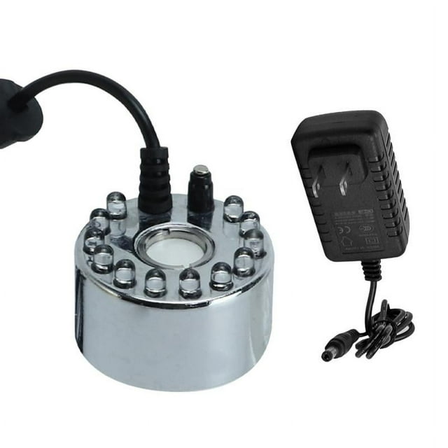 12 LED Mini Mister Fogger Water Fountain Pond Fog Machine Atomizer Air Humidifier For Halloween Party Pumpkin DIY Decorations