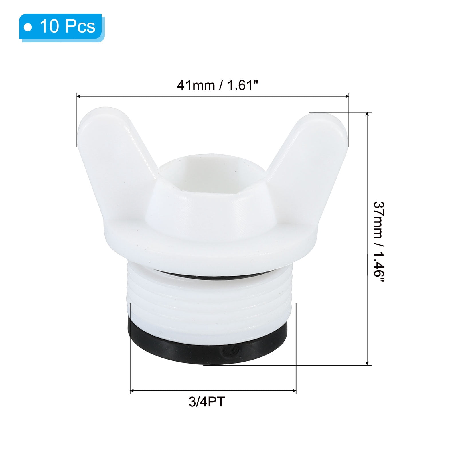 Raccord De Vidange Aquarium 25-30 Mm – Bouchon PVC Entrée/Sortie Eau, Adaptateur Tuyau Irrigation