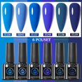 thumbnail image 1 of UR SUGAR 6 Unids/Set 7ml Gel UV Esmalte De Uñas Botella De Vidrio Marrón Soak Off, 1 of 4