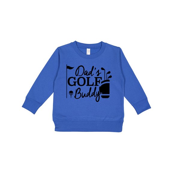 Inktastic Dad's Golf Buddy Toddler Sweatshirt