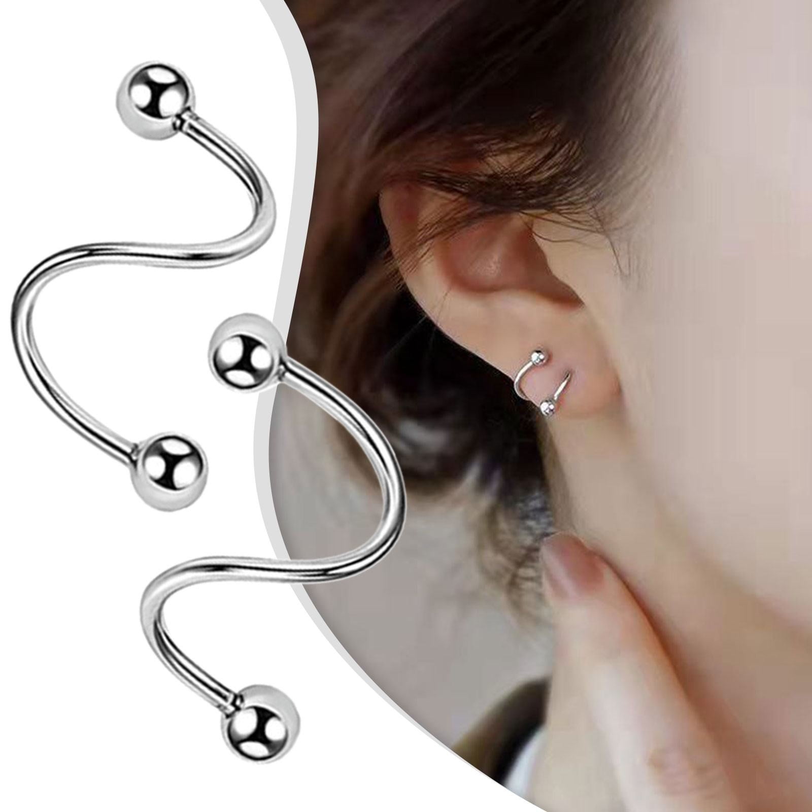 ピアス Coil with Stone Earrings #8102 942ea143-2d31-4063-b3be-