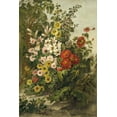 thumbnail image 2 of Vision Studio 17x24 White Modern Wood Framed Museum Art Print Titled - Flower Garden, 2 of 4
