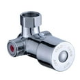 thumbnail image 1 of Hot Cold Water Mixing Valve Thermostatic Mixer Temperature Control Shower Faucet Three-way Adjustable Water Heater Control Valve, 1 of 12