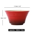 thumbnail image 7 of Qeeadeea Colorful Cereal Bowl Set Of 2, Small Ceramic Soup Bowl, Rice Bowl For Breakfast, Poke Bowl -red-11.5x11.5x6cm, 350ml, 7 of 7