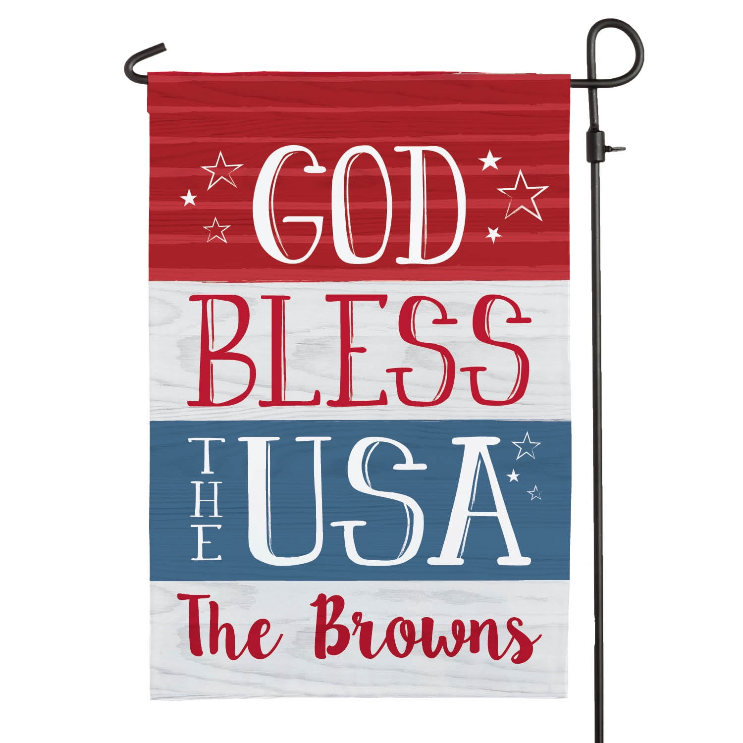God Bless the USA Garden Flag