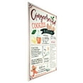 thumbnail image 3 of Northlight 17.25" Gingerbread Christmas Cookies Recipe Metal Wall Plaque Sign, 3 of 4