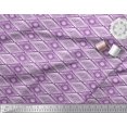 thumbnail image 3 of Soimoi Velvet Fabric Geometric Block Print Fabric by The Yard 58 Inch Wide, 3 of 3