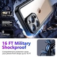 thumbnail image 3 of Funda impermeable Temdan compatible con iPhone 16 Pro Max, 3 of 8