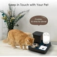 thumbnail image 4 of Cat Feeder and Water Dispenser, 2 in 1 Automatic Pets Feeder, Pet Food Bowls, Pet Supplies for Small Medium Large Breed Cat, Purpose Large Capacity Dog Bowl Drinking Water, 4 of 8