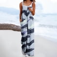 thumbnail image 2 of Ayfxijin Work Pants Women Fashion Casual Loose Printed Pockets Sleeveless Back Strap Jumpsuit, 2 of 5