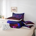thumbnail image 6 of Castle Fairy Gradient Hexagon Gamer Bedding Comforter Set,Stripes King Bedding Sets, 6 of 8