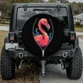 thumbnail image 2 of Lotusprinthandmade Flamingo Cute Animals Collection Zipper Pattern Spare Tire Cover Without Backup Camera Hole 6 Sizes, 2 of 8