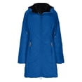 thumbnail image 6 of Womens Winter Coat Warm Hooded Parka Long Puffer Jacket Waterproof Fleece Lined Thicken Peacoat Trendy Outerwear, 6 of 7