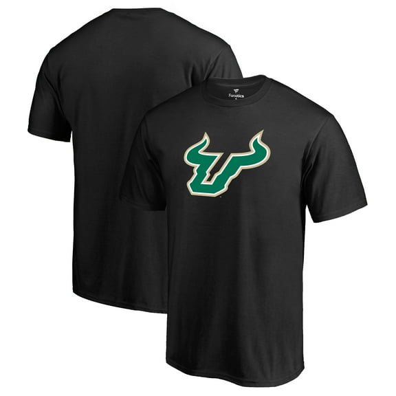 Men's Black South Florida Bulls Primary Logo T-Shirt