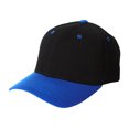 thumbnail image 1 of Curve Bill Adjustable Baseball Cap, Black/Royal, 1 of 1