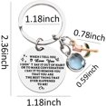 thumbnail image 2 of I Love You Gifts for Him Her Keychains for Girlfriend Boyfriend Birthday Christmas Gifts for Husband Wife Valentines Day Gifts for Couples Anniversary Presents When I Tell You I Love You Keychain, 2 of 7