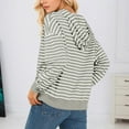 thumbnail image 4 of SGMVNU Sweatshirts for Women Hoodie Pullover Striped Hooded Sweatshirt Long Sleeve Casual Pullover Top Soft Athletic Sweatshirt with Front Pocket Workout Winter Clothes(Grey, Size 2XL), 4 of 4