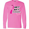 thumbnail image 3 of Inktastic Breast Cancer Awareness Had It Beat It Survivor Long Sleeve T-Shirt, 3 of 5