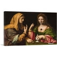 thumbnail image 1 of ARTCANVAS The Conversion Of The Magdalen 1520 Canvas Art Print by Bernardino Luini - Size: 40" x 26" (0.75" Deep), 1 of 9