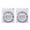 Purple, variant on lanema 2Pcs Plastic Embroidery Hoop For Beads Painting Needlework Sewing Project
