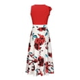 thumbnail image 4 of Traje de dos piezas informal de moda con cintura deportiva y estampado floral de verano para mujer Wmkox8yi  bvn643, 4 of 7