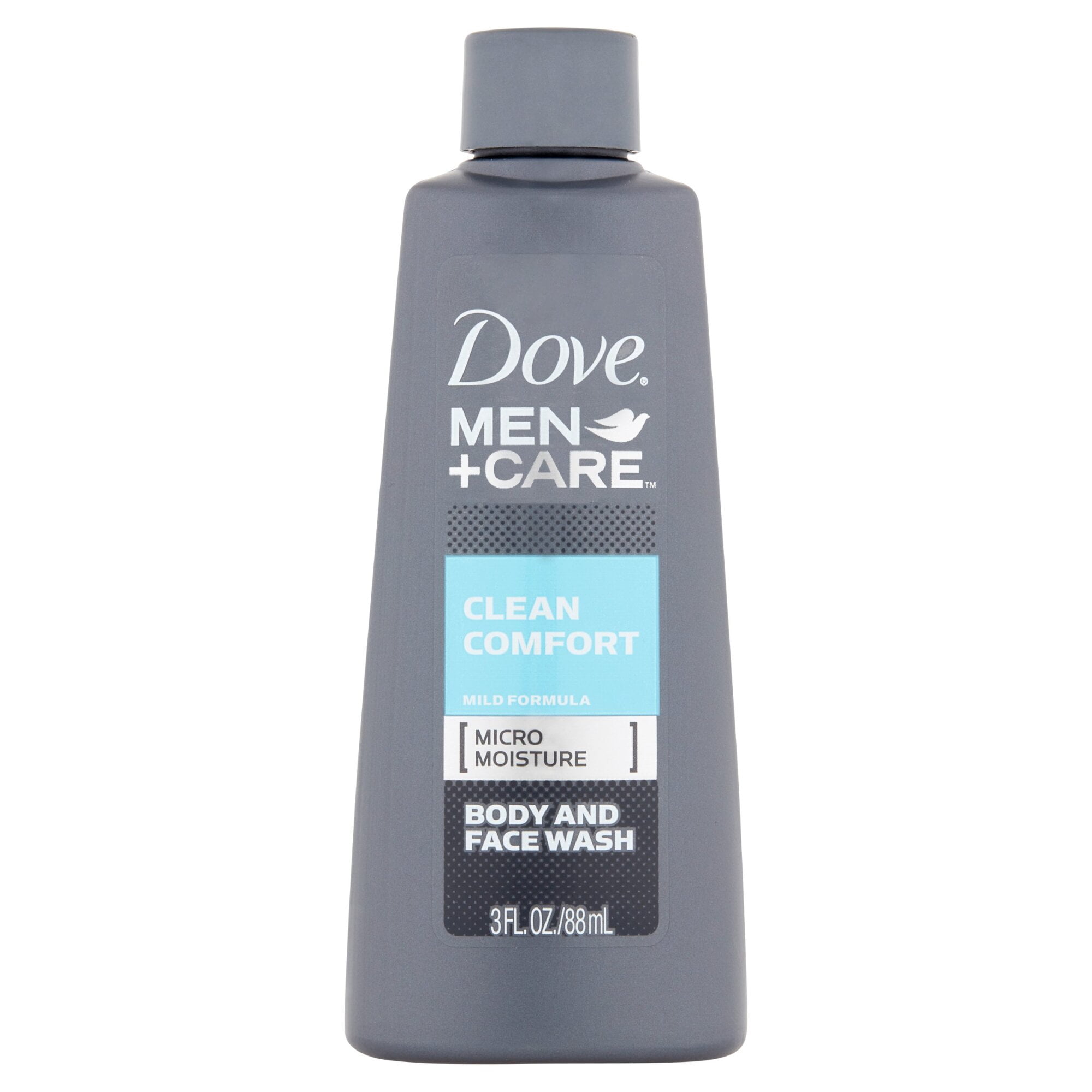 Dove, Men Care Clean Comfort Body and Face Wash 3 fl oz (Pack of 18)