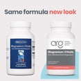 thumbnail image 3 of ARG Magnesium Citrate - Supports Energy Levels, Bone Health & Stress Response - Delivers 170 mg Magnesium Citrate - Bioavailable - 90 Servings - 90 Capsules, 3 of 7
