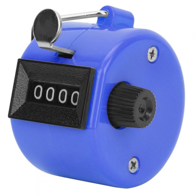 Gupbes Handheld Counter, Counter, Mechanical With Hook Durable Stable Conference Attendance For Data Statistics Traffic Flowing Industry
