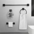 thumbnail image 2 of Set de herrajes para baño Bluebyrne, negro mate, 4 piezas, 2 of 7